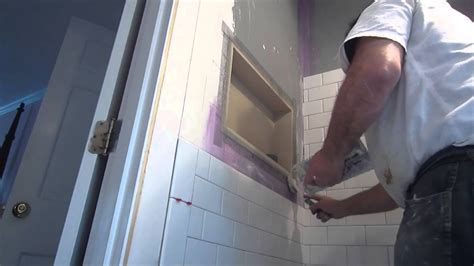 This article is about how to install wall tile in bathroom. How to install subway tile in a shower - YouTube