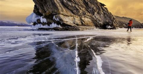 Monster Rock Of Lake Baikal Ogoy Island Lake Baikal Russia