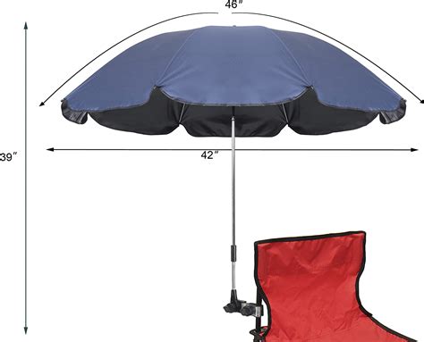 Buy Chair Umbrellas With Universal Adjustable Clampclip On Parasol Sun