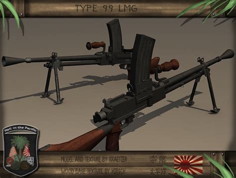 Type 9699 Lmg Image Hell In The Pacific Mod For Arma 3 Mod Db