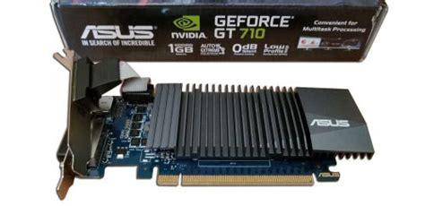 Asus Nvidia Geforce Gt 710 Silent 1gb Gddr5 Sff Pc Gaming Graphics Card