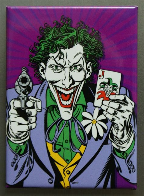 The Joker With Cards Refrigerator Fridge Magnet Batman Dc