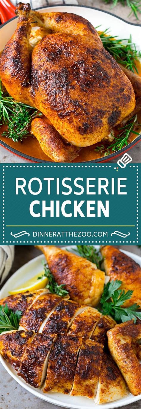 The meat is cooked by the professionals, so it's difficult to go terribly wrong. Rotisserie Chicken Recipe | Roasted Chicken #chicken # ...