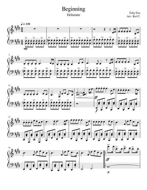 Beginning Sheet Music For Piano Download Free In Pdf Or Midi