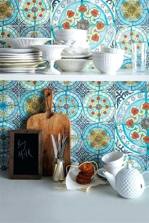 Mediterranean Kitchen Wall Tiles Blue Pattern Tile Ideas Ceramic Tiles