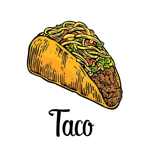 Tacos Background Stock Illustrations 6156 Tacos Background Stock
