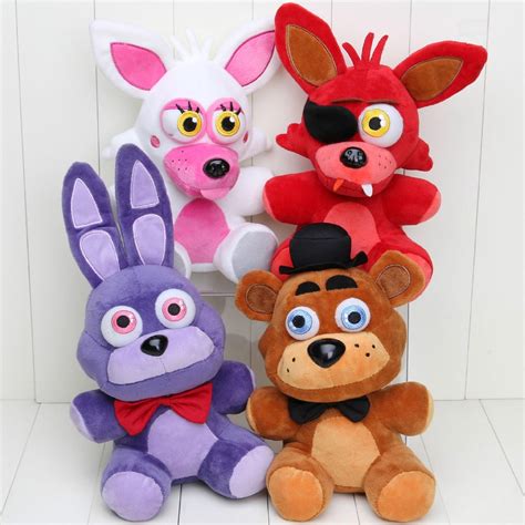 【ready Stock！！】25cm Fnaf Toys Five Nights At Freddy Bear Foxy Bonnie