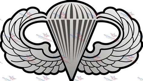 Jump Wings 4 Wide Decal Made In Usa Military Graphics