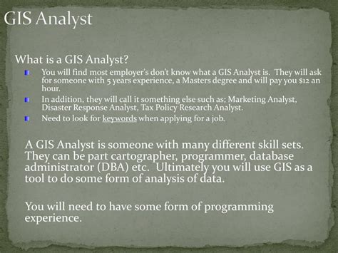 PPT - How to Find a GIS Job PowerPoint Presentation, free download - ID