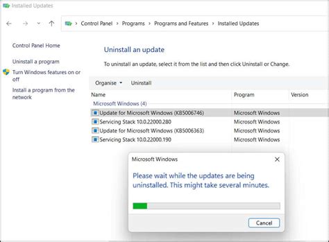 How To Uninstall Windows 11 Cumulative Update