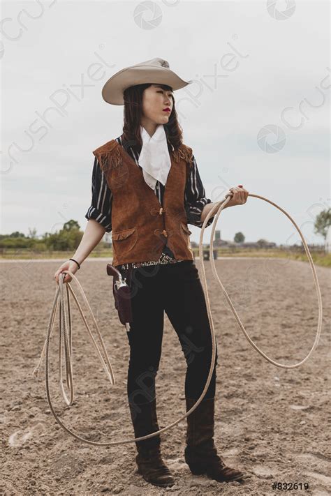 Asian Cowgirl Telegraph