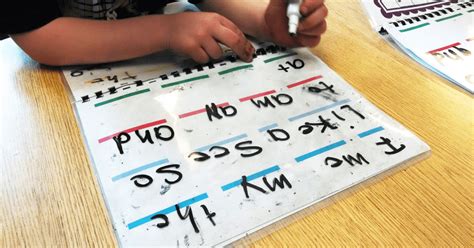 Teach How To Write Sight Words Fluently Kindergartenworks