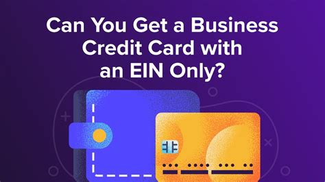 Can You Get a Business Credit Card with an EIN Only? - YouTube