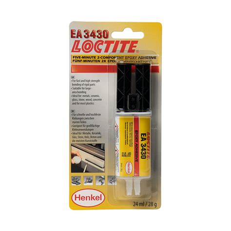 Buy Loctite Ea 3430 Universal 2 Part Epoxy Adhesive For Bonding Glass