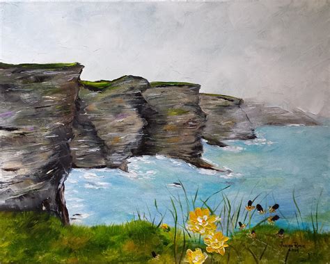 Cliffs Of Moher Painting By Judith Rhue Fine Art America