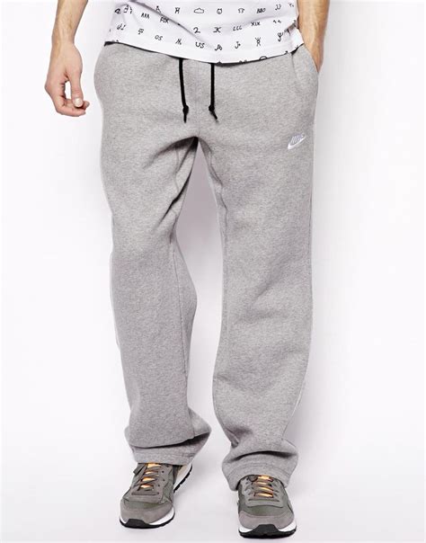 Nike Aw77 Sweatpants Straight Fit In Gray For Men Grey Lyst