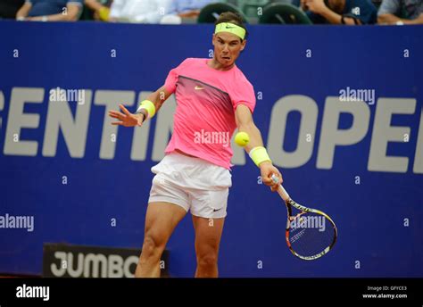 Rafael Nadal Forehand Shot Stock Photo Alamy
