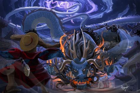 Luffy second gear wallpaper was added in 26 oct 2011. Luffy vs Kaido by S-concept on DeviantArt in 2020 | Kaido ...