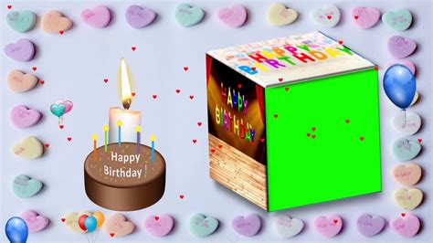 Happy Birthday 3d Green Screen Background Animation Happy Birthday To