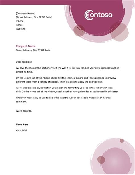 Fill, sign and send anytime, anywhere, from any device with pdffiller. 20 Best Free Microsoft Word Corporate Letterhead Templates ...