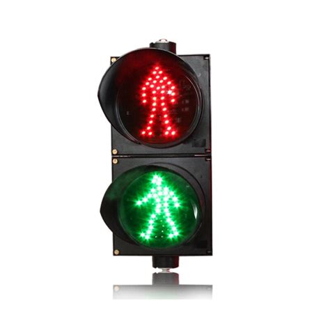 200mm Red Green Vertical Installation Led Pedestrian Traffic Signal