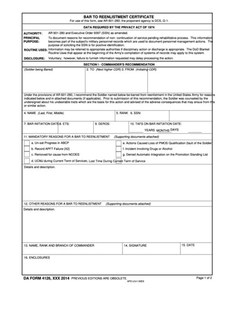 Download Actual Fillable Da Forms In Pdf Format Formsbank