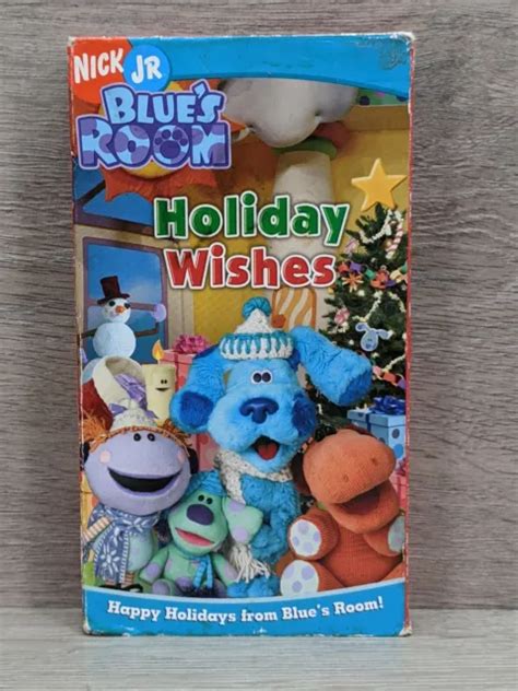 Blues Clues Blues Room Holiday Wishes Vhs Video Tape Nick Jr The Best