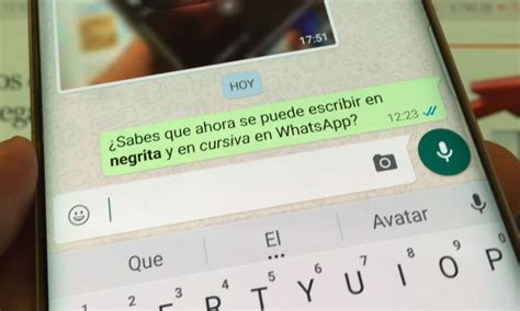 Escribir Negrita Y Cursiva En Whatsapp ¿necesitas Ayuda