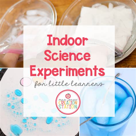 Indoor Science Experiments For Little Learners Mrs Jones Creation