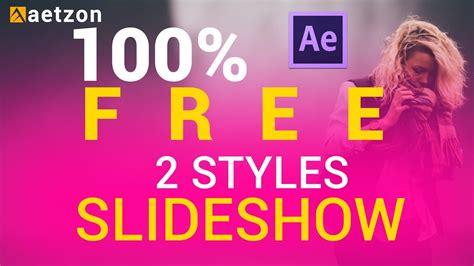 After Effects Slideshow Template Free Download Free After Effect