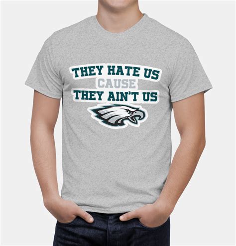 Eagles They Hate Us T Shirt Us Sports Nation