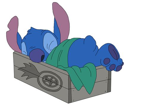 Stitch Sleeping By Guilmonking Deviantart Com Lilo And Stitch