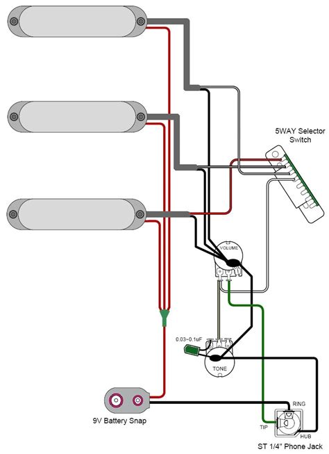 Active Pickups Wiring Diagram Hsh