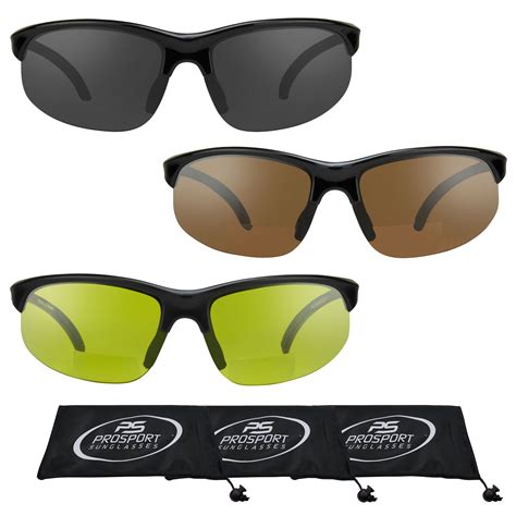 Prosport Sunglasses Bifocal Sunglass Sun Readers Men Women Sport Wrap