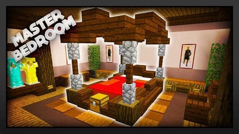 Minecraft How To Make A Master Bedroom Youtube Minecraft Bedroom