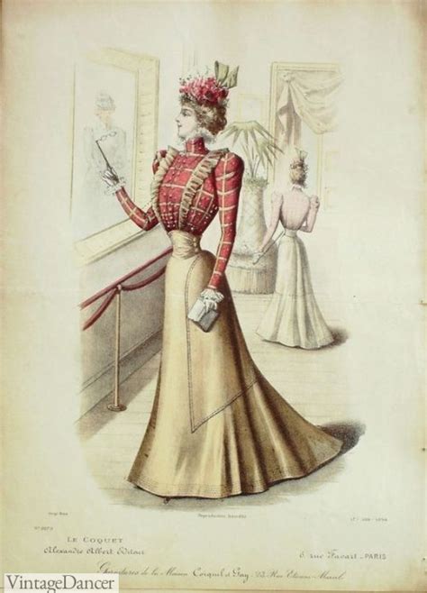 1890s Fashion Clothing Costumes History