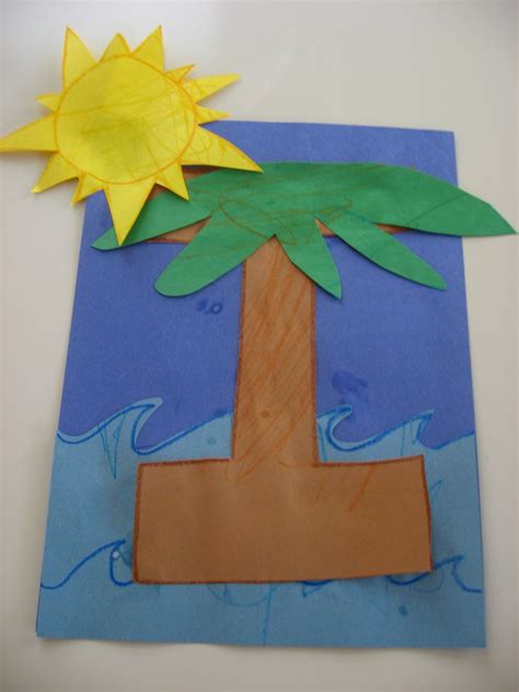Letter I Preschool Craft Island Kids Crafts Preschool Letter Crafts