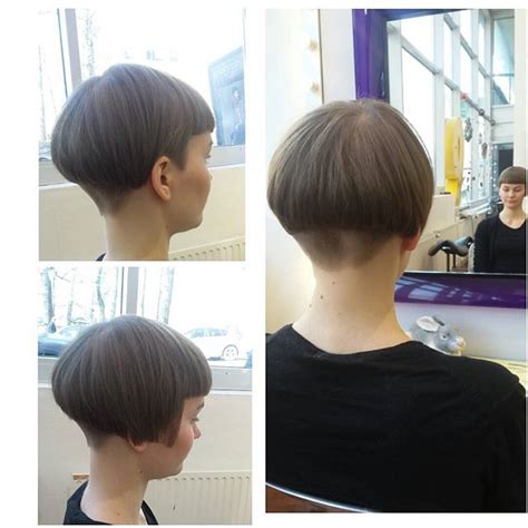 Discover more posts about buzzed nape. Bob with high buzzed nape | Hair, Super Short Napes ...