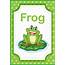 Vocabulary Flashcard With Word Frog 2861142 Vector Art At Vecteezy
