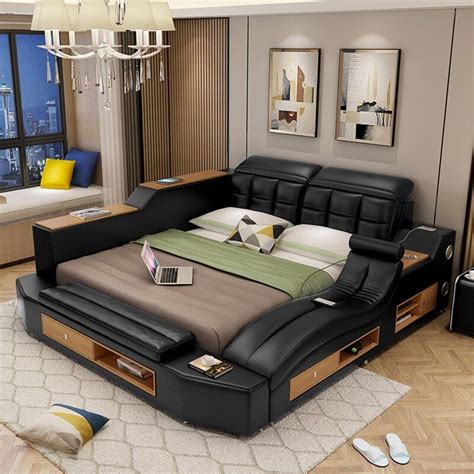 This Is Something I Definitely Need The Genuine Leather Bed Frame With