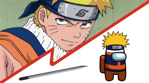 How To Draw Among Us Characters Naruto How To Draw Naruto Youtube