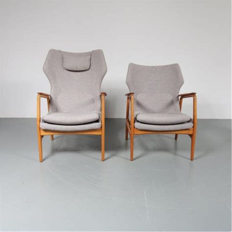 Set Of Two Easy Chairs By Aksel Bender Madsen For Bovenkamp Circa 1950