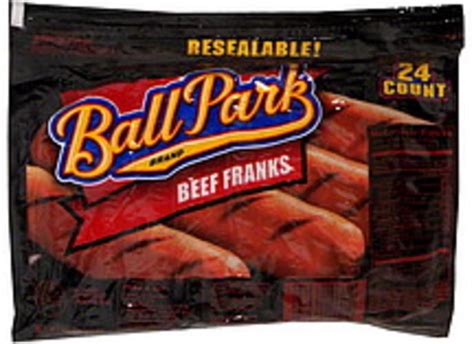 Ball Park Beef Franks 24 Ea Nutrition Information Innit