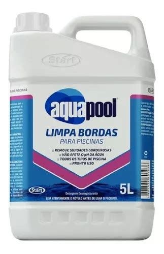 Aquapool Limpa Bordas Para Piscinas 5l Start Quimica