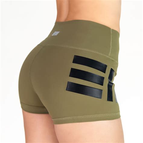 Butt Huggers Short 2inch Army Green East West Fitness