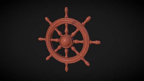 Ship Wheel Buy Royalty Free 3d Model By Jon Marsee Jdmarsee