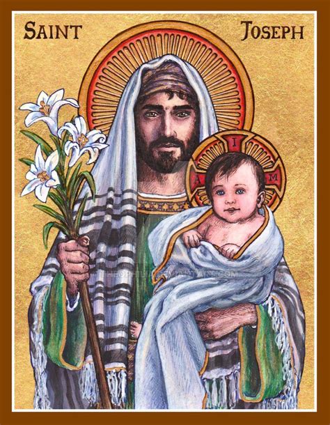 St Joseph Icon By Theophilia On Deviantart Religious Images Religious