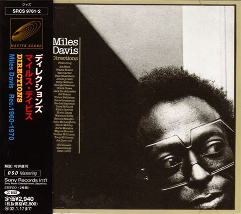 Directions By Miles Davis Additional Release Sony Srcs 9761 2