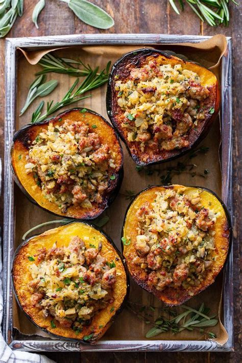 This Savory Stuffed Acorn Squash Is So Delicious Its Addicting A