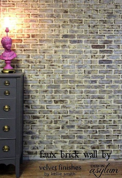 My kitchen used to be a 1970s nightmare. DIY: Making Faux Brick Walls Look Old | Faux brick, Faux ...